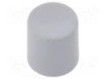 Knob; slider; grey; Ø8.2x8.9mm; polyamide; Mounting: push-in CLIFF CS11-GRY