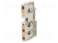 Splice terminal: rail; 57A; spring clamp; beige; wemid; 10mm2; TS35 WEIDMÜLLER A3C10