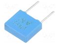 Capacitor: polyester; 0.1uF; 40VAC; 63VDC; 5mm; ±10%; 7.3x6.5x2.5mm EPCOS B32529C0104K000