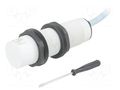 Sensor: capacitive; Range: 4÷12mm; 24÷230VAC; OUT: SPDT; 2m; CA30CLN CARLO GAVAZZI CA30CLN12MU10M