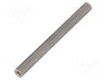 Screwed spacer sleeve; 80mm; Int.thread: M4; hexagonal DREMEC TFF-M4X80/DR146