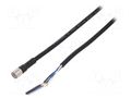 Cable: for sensors/automation; M8; PIN: 4; straight; Len: 5m; plug OMRON XS3FM8PVC4S5M