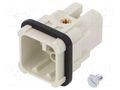 Connector: HDC; contact insert; male; S-D8; PIN: 8; size 3A; 10A MOLEX MX-93601-0084