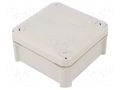 Enclosure: junction box; X: 114mm; Y: 114mm; Z: 57mm; IP66; T 60 OBO BETTERMANN OBO-2007239