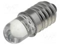 LED lamp; warm white; E10; 24VDC; 90mW; 30° OPTOSUPPLY OBDX-M5DK8B31F