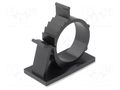 Self-adhesive cable holder; 22.2÷25.4mm; polyamide; black KSS WIRING AP-2225