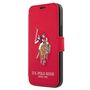 US Polo USFLBKP12SPUGFLRE iPhone 12 mini 5,4" czerwony/red book Polo Embroidery Collection, U.S. Polo Assn. 3700740492369 3700740492369