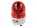 Signaller: lighting; rotating light; red; S80; 24VDC; IP44; 310mA QLIGHT S80R-24-R