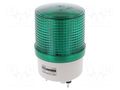 Signaller: lighting; continuous light,blinking light; green QLIGHT S100L-24-G