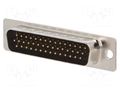 Connector: D-Sub HD; PIN: 44; male; for cable; soldering; 3A CONEC 301A10149X