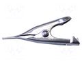 Crocodile clip; 5A; Grip capac: max.5.6mm; Overall len: 28mm MUELLER ELECTRIC BU-34