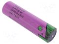 Battery: lithium (LTC); DD; 3.6V; 35000mAh; non-rechargeable TADIRAN SL-2790/S