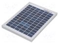 Photovoltaic cell; polycrystalline silicon; 251x186x17mm; 5W CELLEVIA POWER CL-SM5P