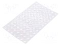Self-adhesive foot; H: 3.3mm; transparent; polyurethane; Bumpon 3M SJ5378/CL
