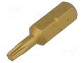 Screwdriver bit; Torx®; TX10; 1/4"; Overall len: 25mm C.K CK-T4557TIN-10