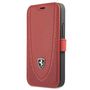 Ferrari FEOGOFLBKP12SRE iPhone 12 mini 5.4&quot; red/red book Off Track Perforated, Ferrari 3700740492420 3700740492420