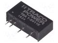 Converter: DC/DC; 1W; Uin: 21.6÷26.4VDC; Uout: 5VDC; Iout: 200mA TRACO POWER TBA1-2411E