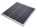 Photovoltaic cell; monocrystalline silicon; 540x510x25mm; 40W CELLEVIA POWER CL-SM40M