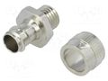 Straight terminal connector; Thread: metric,inside; brass; IP40 ANAMET EUROPE FCEN12-M12-FF