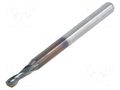 Fast cutting mill; Ø: 2.4mm; Ø: 3.175mm; L: 38.2mm KEMMER PRAEZISION EDDAC-2.4