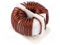 Inductor: wire; THT; 2mH; 22mΩ; SC; 250VAC; 10A; -25÷120°C KEMET SC-10-20JH