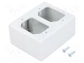 Enclosure: specialist; X: 55mm; Y: 68mm; Z: 32mm; ABS; grey MASZCZYK KM-82A/GY