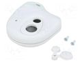 Enclosure: for remote controller; X: 43mm; Y: 50mm; Z: 13mm; ABS MASZCZYK P-25/GY