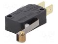 Microswitch SNAP ACTION; 15A/125VAC; with lever (with roller) HONEYWELL V7-1C17E9-207