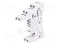 Socket; PIN: 8; 12A; 300VAC; on panel,for DIN rail mounting RELPOL GZT80