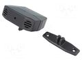 Enclosure: specialist; X: 70mm; Y: 79mm; Z: 29mm; ABS; black MASZCZYK KM-23/BK