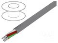 Wire; Xtra Guard® 1; 8x24AWG; unshielded; 300V; 30.5m; Cu; stranded ALPHA WIRE 5018C-SL005
