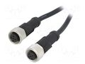 Cable: for sensors/automation; PIN: 5; with metal nut; plug; 60V AMPHENOL LTW M12A05FL12AFLSD001