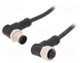 Cable: for sensors/automation; PIN: 5; with metal nut; plug; 60V AMPHENOL LTW M12A05MR12AFRSD001