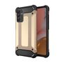 Hybrid Armor Case Tough Rugged Cover for Samsung Galaxy A72 4G golden, Hurtel 5907769324314 5907769324314