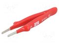 Tweezers; 150mm; Blade tip shape: round; for electricians BAHCO SA.2820VTEE