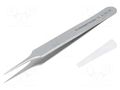 Tweezers; 110mm; Blades: narrowed; Blade tip shape: sharp LINDSTRÖM SA.TL4-SA-SL