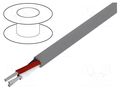 Wire; Alpha Essential C&C; 3x14AWG; unshielded; 300V; 30.5m; Cu ALPHA WIRE 1891/3C-SL005