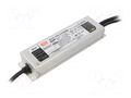 Power supply: switching; LED; 134.4W; 107÷192VDC; 700mA; IP67; 90% MEAN WELL ELG-150-C700BE