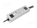 Power supply: switching; LED; 199.5W; 57÷114VDC; 875÷1750mA; IP65 MEAN WELL ELG-200-C1750AB