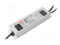 Power supply: switching; LED; 192W; 12VDC; 8÷16A; 100÷305VAC; IP65 MEAN WELL ELG-200-12AB