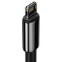 Baseus Tungsten USB - Lightning cable 2.4 A 1 m black (CALWJ-01), Baseus 6953156204959 6953156204959