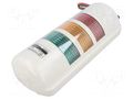Signalling column; red/amber/green; LED; 24VDC; IP55; 74x46x216mm QLIGHT SWTEL324RAG