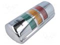 Signalling column; red/amber/green; LED; 24VDC; IP55; 74x46x216mm QLIGHT SWTLFBZ324RAG
