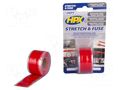 Tape: sealing; W: 25mm; L: 3m; Thk: 0.5mm; red; silicone; max.200°C HPX HPX-STF-2503RD