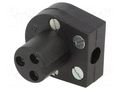 Connector: circular; plug; female; PIN: 3; 3A; 250VAC; for cable BULGIN PX0430/SE