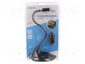 Microphone; Jack 3,5mm; 1.7m; 2.2kΩ; -58dB; 100÷16000Hz LOGILINK HS0047