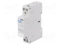 Contactor: 2-pole installation; 20A; 12VAC; NO x2; CR20 EATON ELECTRIC CR2020012
