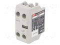Auxiliary contacts; Leads: screw terminals; front; -5÷60°C; IP20 LS ELECTRIC UA-2-2B