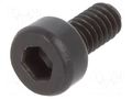 Screw; M2x4; 0.4; Head: cheese head; hex key; HEX 1.5mm; steel BOSSARD B2X4/BN7