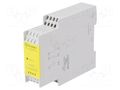 Module: safety relay; 24VDC; OUT: 2; for DIN rail mounting; 7S FINDER 7S.12.9.024.5110